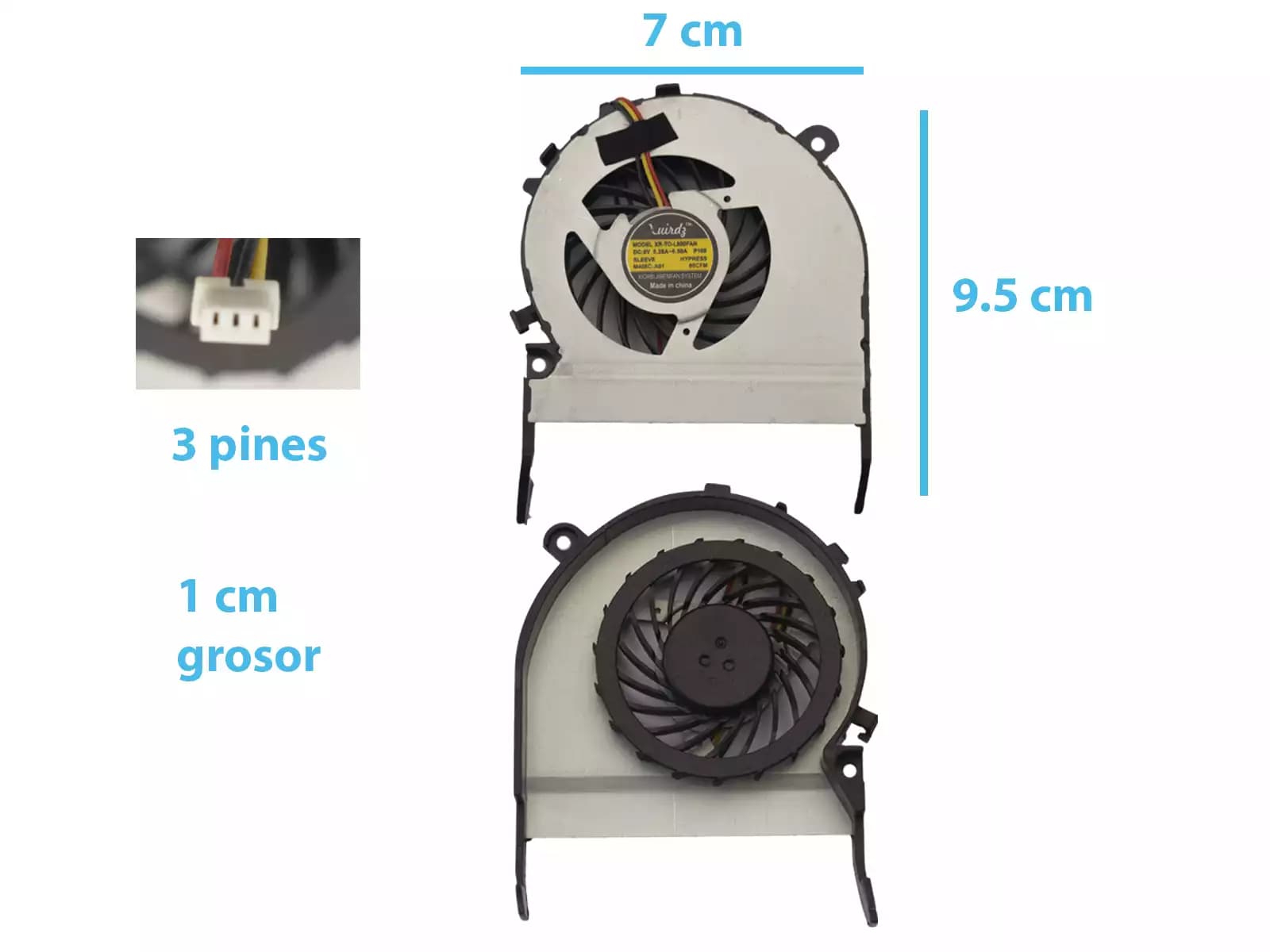 COOLER TOSHIBA C845 L800 L800-C05B L845 C805 M845 — imagen 1