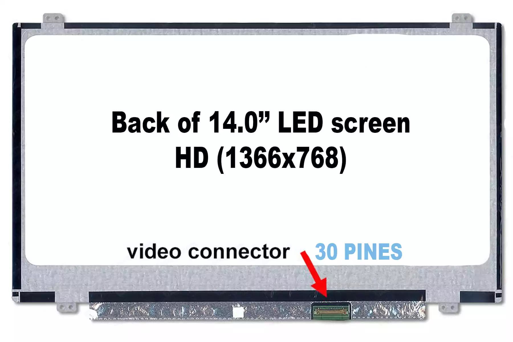 PANTALLA 14.0 LED SLIM 30 PINES — imagen 1