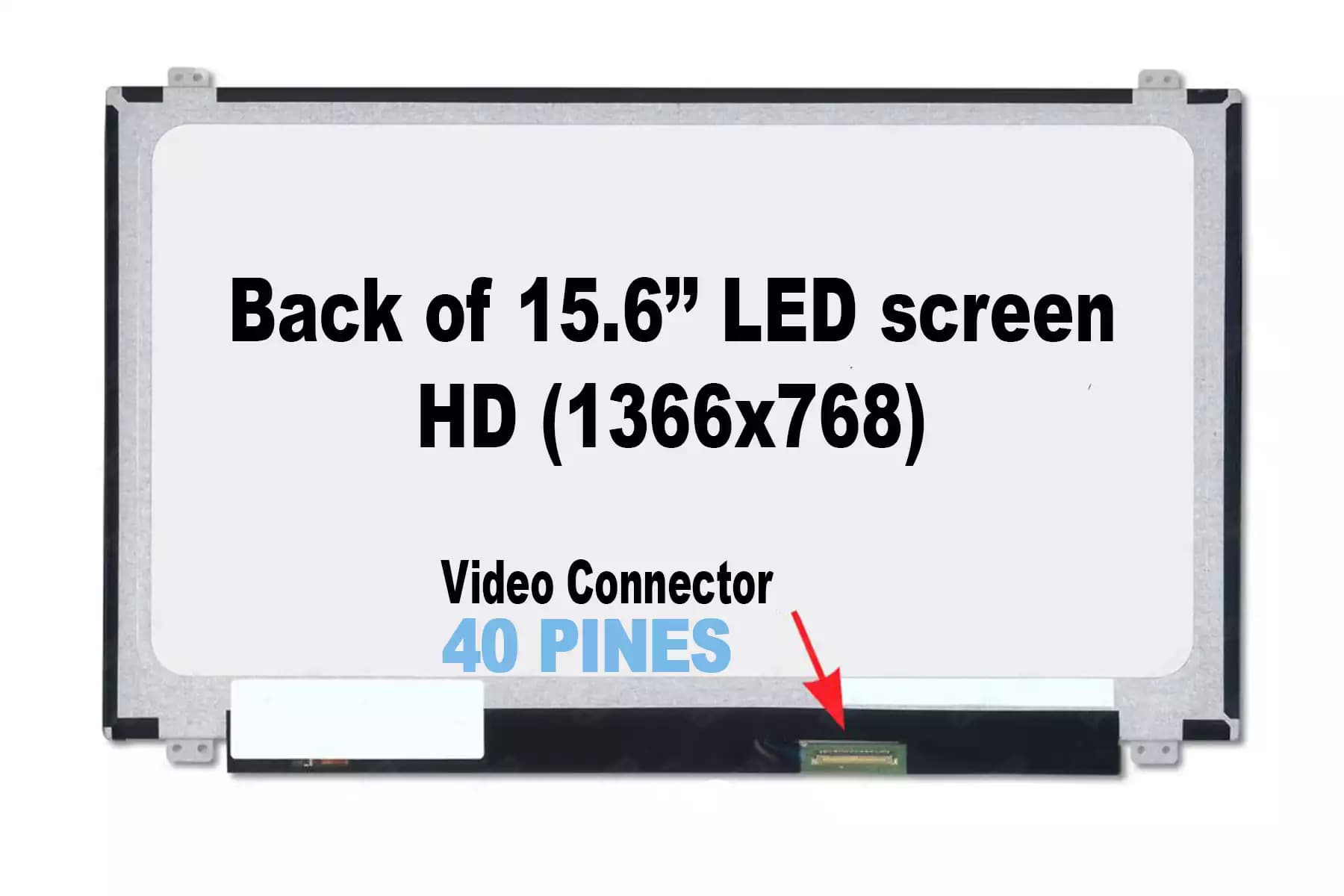 PANTALLA 15.6 LED SLIM 40 PINES — imagen 1
