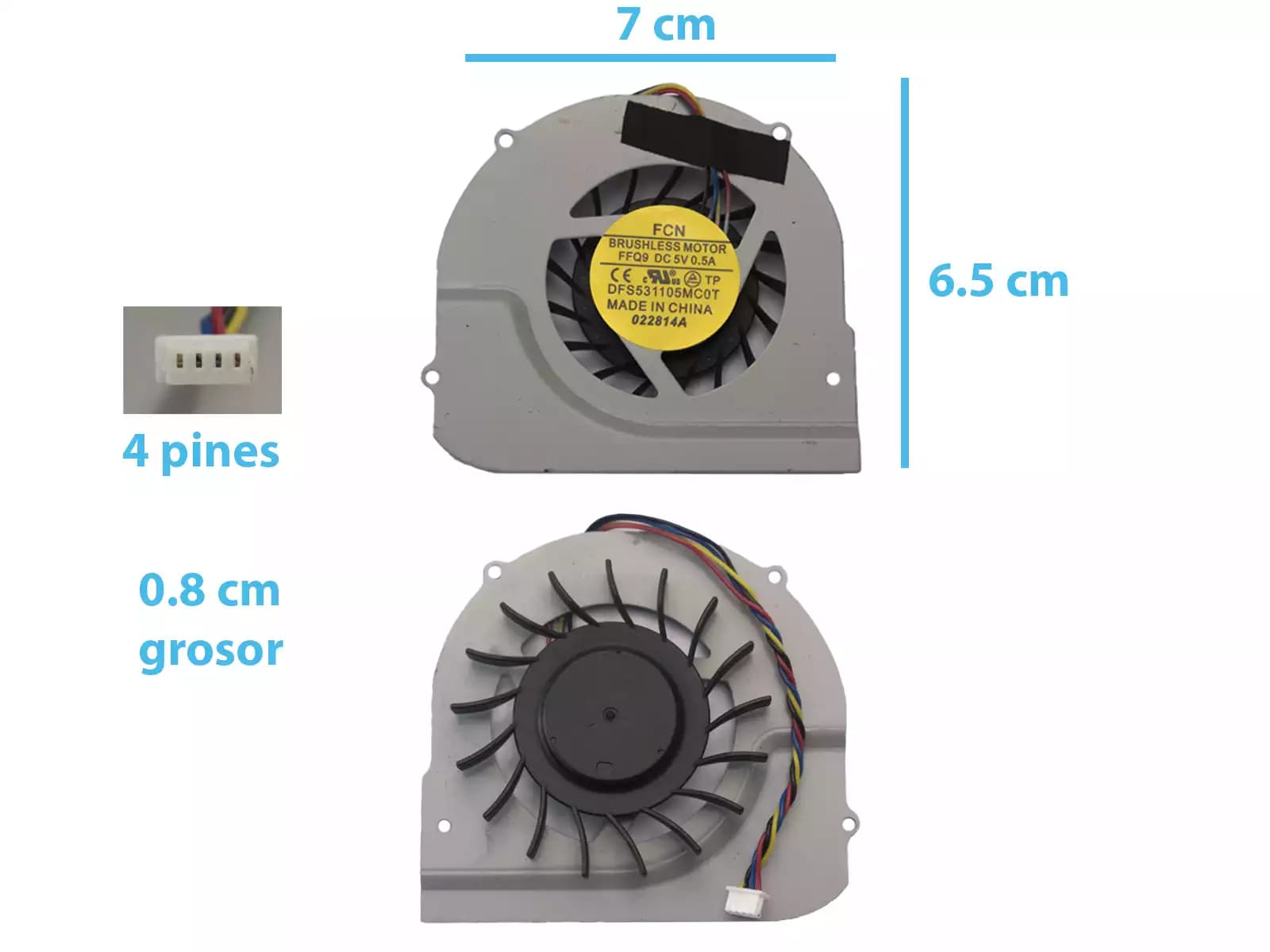 Cooler Toshiba M900 M901 U500 U505 M503 M507 M511 M910 — imagen 1