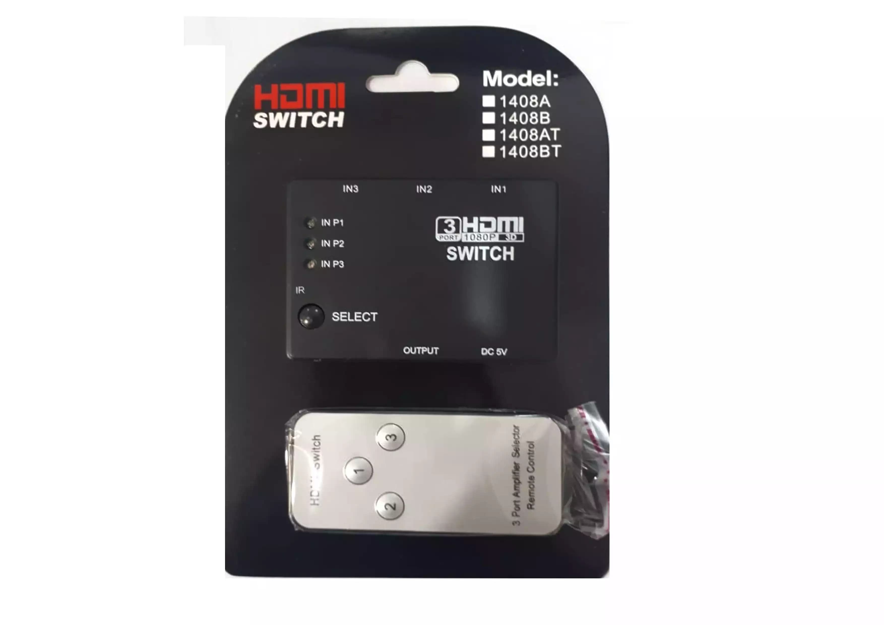 Switch HDMI 1x3 (plastico) — imagen 1