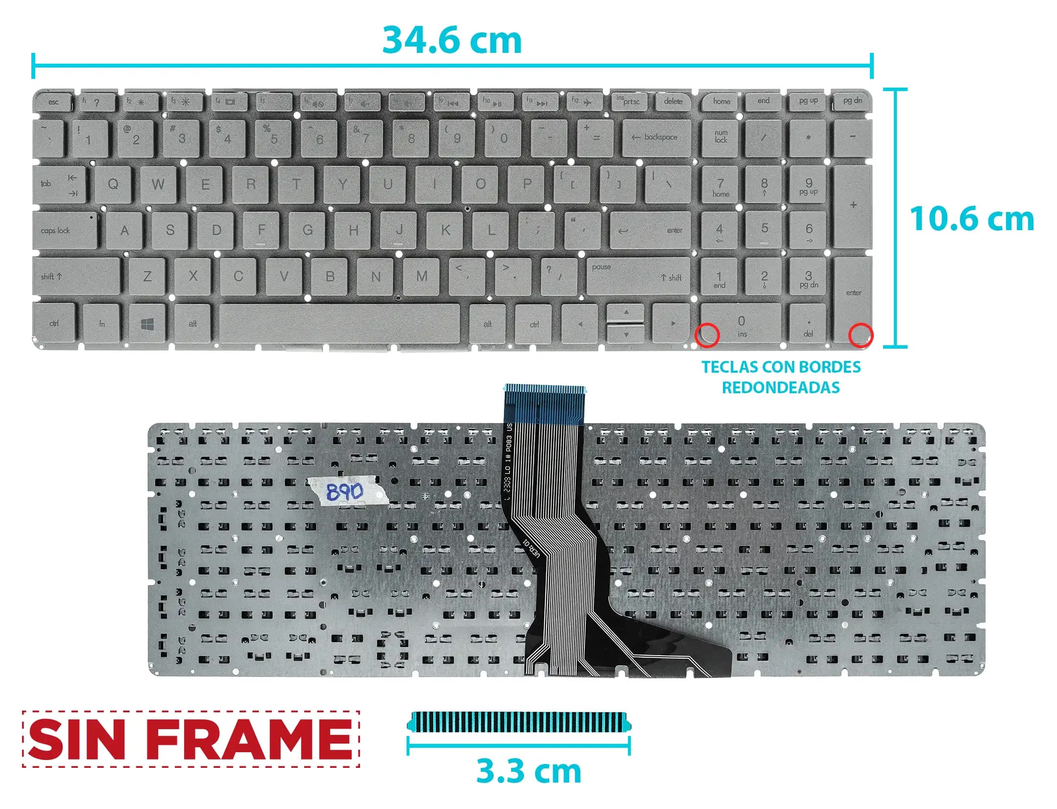El producto es compatible con los numeros de parte: — imagen 1