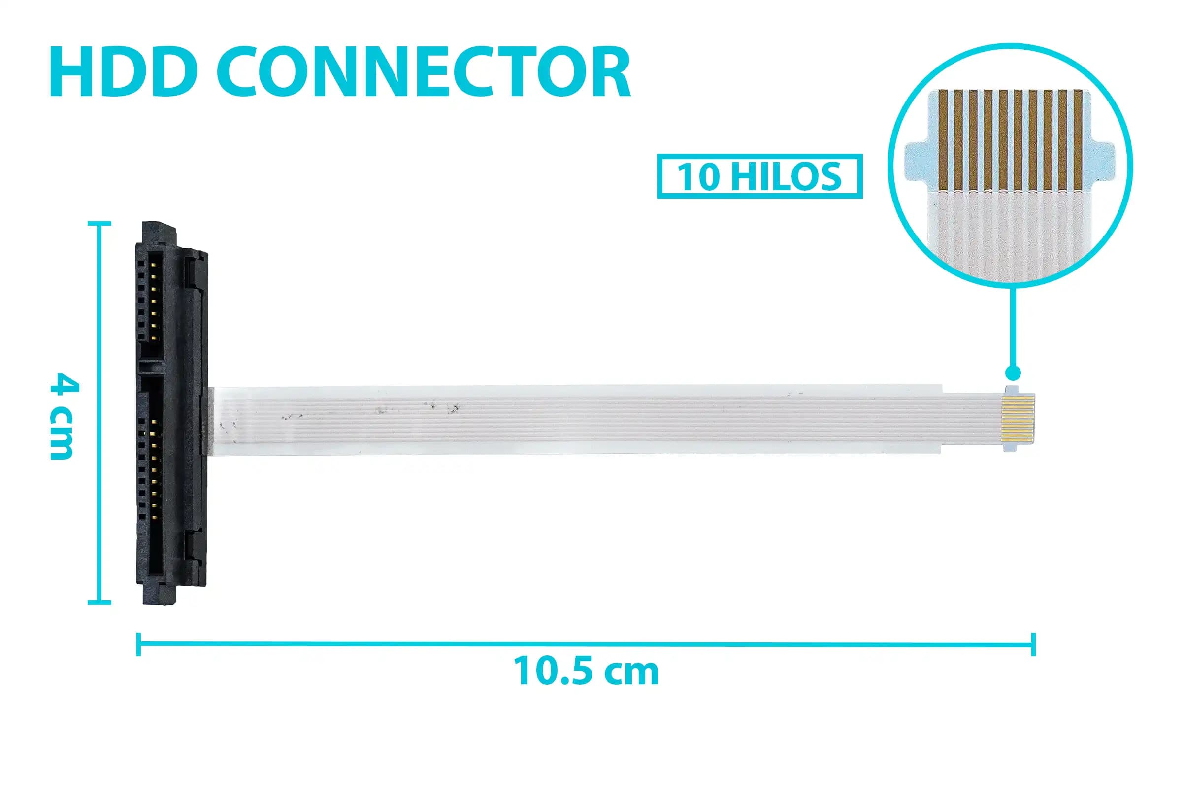 HARD DRIVE HDD CONNECTOR HP 15-AB 15-AB065TX 15-AB006TX DD0X18HD011 DD0X18HD031 — imagen 1