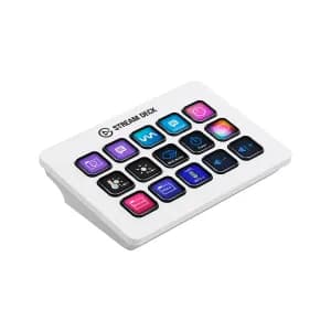STREAM DECK LCD CORSAIR 15 TECLAS CUBIERTAS DE FLUJO MK2 WHITE — imagen 3