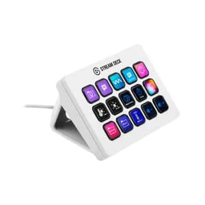 STREAM DECK LCD CORSAIR 15 TECLAS CUBIERTAS DE FLUJO MK2 WHITE — imagen 2