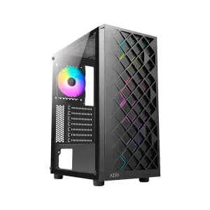 CASE AZZA CSAZ-280B SPECTRA GAMING MID-TOWER ATX TEMPERED GLASS BLACK — imagen 2