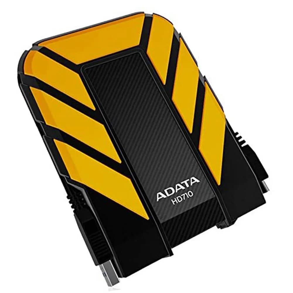 DISCO DURO EXTERNO ADATA 2TB HD710 USB 3.0 ANTISHOCK WATERRESIST AMARILLO — imagen 1