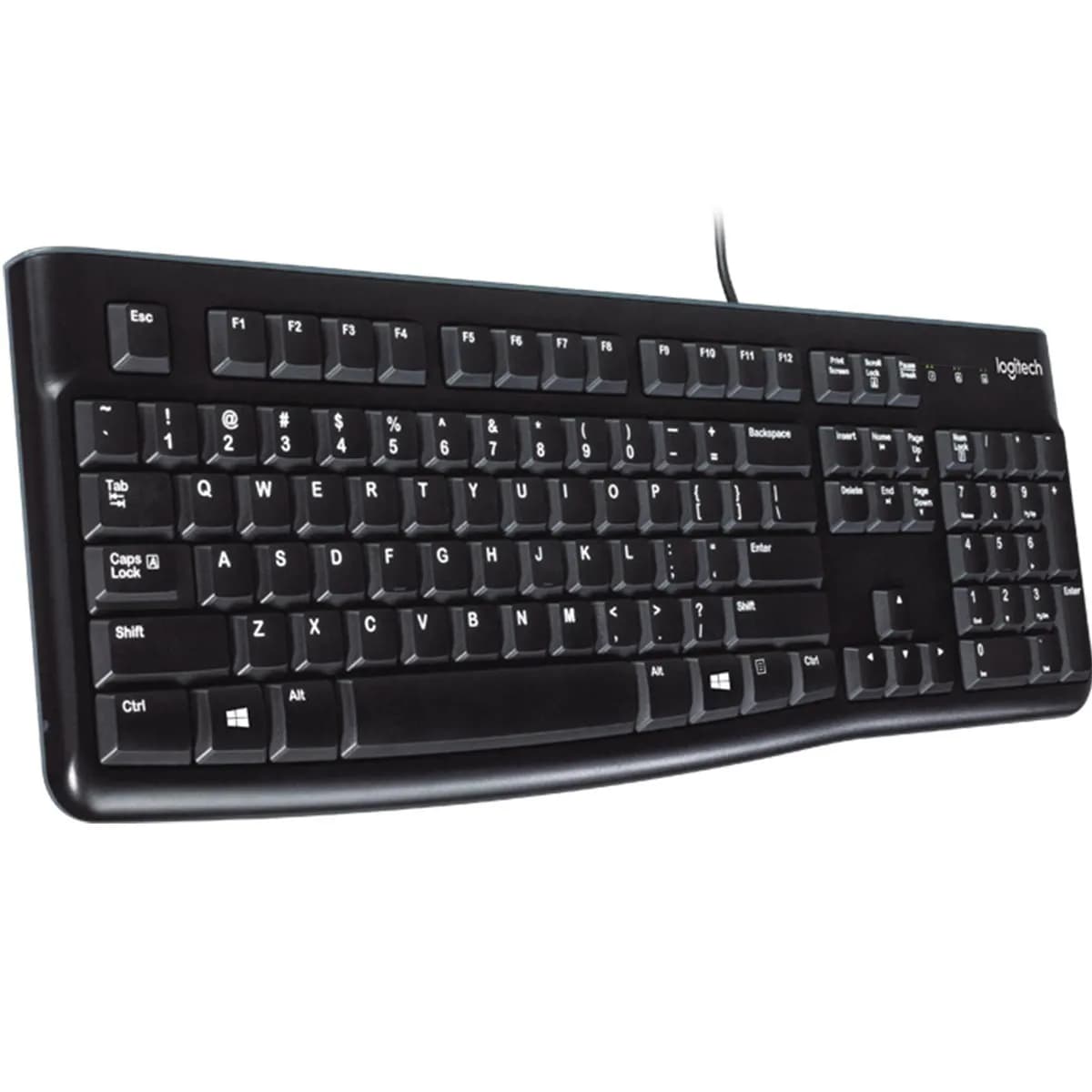 TECLADO LOGITECH K120 NEGRO USB PLUG AND PLAY RESISTENTE A SALPICADURAS — imagen 4