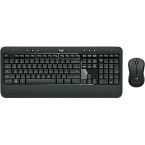 TECLADO-MOUSE COMBO LOGITECH MK540 NEGRO ADVANCED WIRELESS USB UNIFYING PLUG AND PLAY — imagen 1