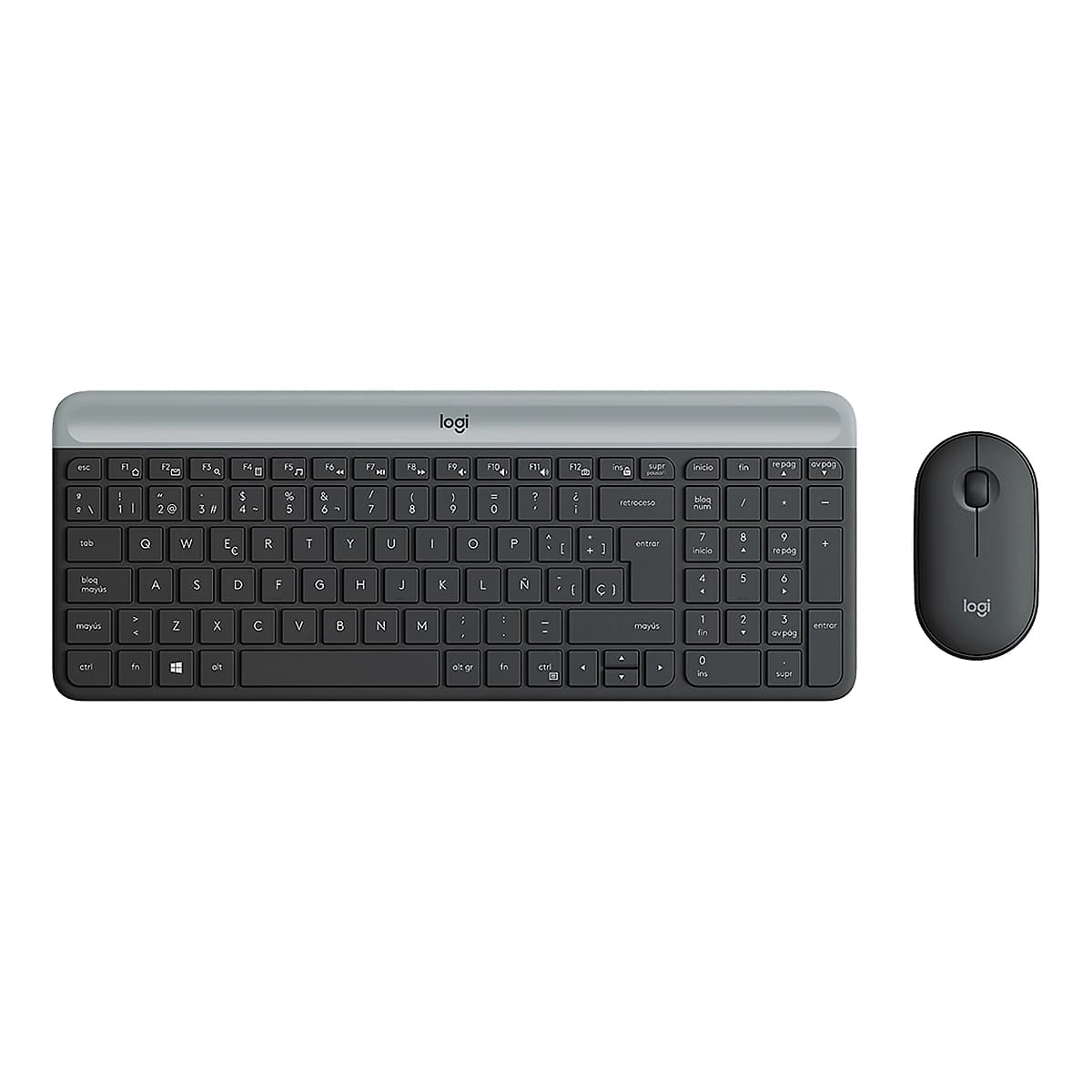 TECLADO-MOUSE COMBO LOGITECH MK470 GRAFITO SLIM WIRELESS USB PLUG AND PLAY — imagen 6
