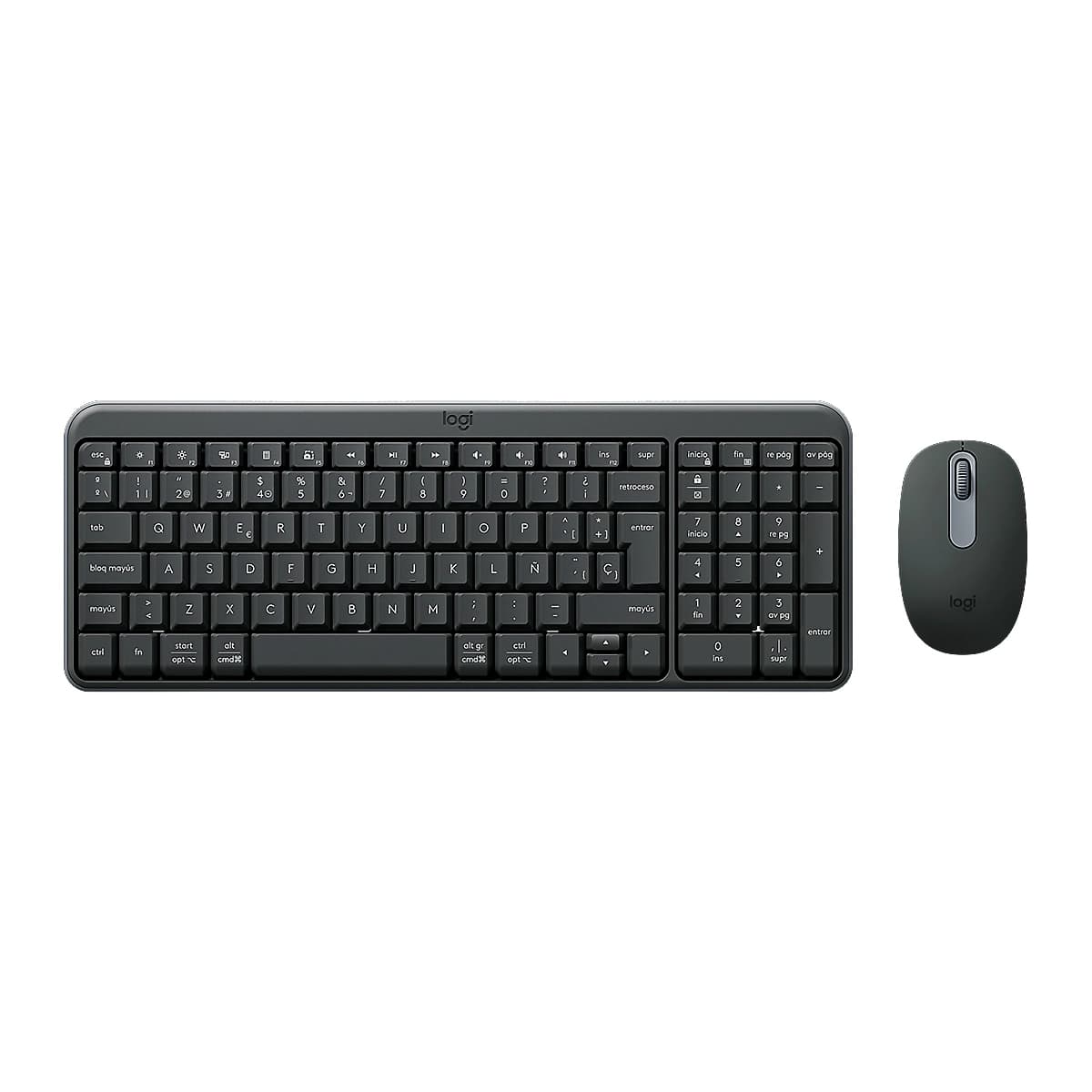 Teclado Logitech - Mouse MK250 Compact Bluetooth Wireless Black — imagen 6