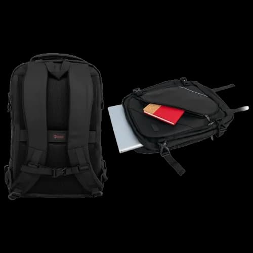 MOCHILA NOTEBOOK QUASAD QXB-778 NYLON 15.6INC. NEGRO — imagen 8