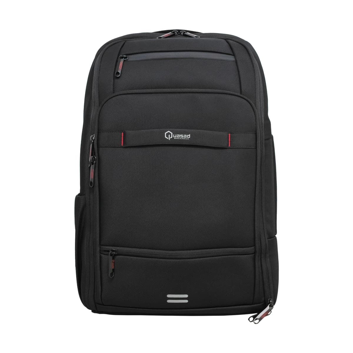 MOCHILA NOTEBOOK QUASAD QXB-ElitePack NYLON 15.6INC. NEGRO FILOS ROJOS — imagen 6