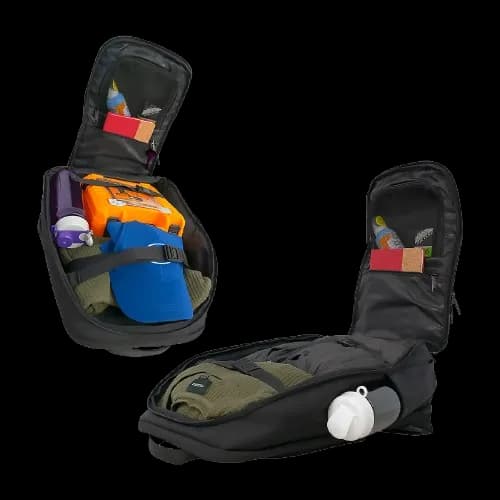 MOCHILA NOTEBOOK QUASAD QXB-ElitePack NYLON 15.6INC. NEGRO FILOS ROJOS — imagen 8