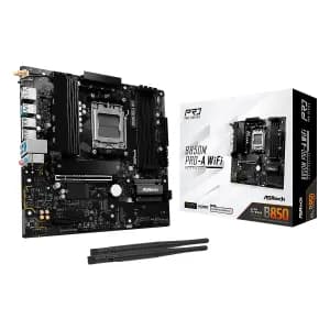 MBO ASROCK B850M Pro-A WiFi AM5 2DDR5 HDMI DP USB3.2 4M.2 PCIe5.0 Micro-ATX — imagen 1