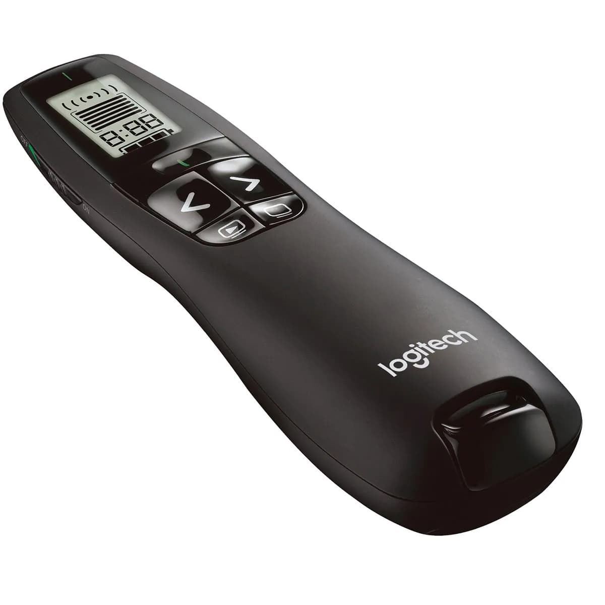 PUNTERO LOGITECH PROFESIONAL R800 NEGRO LCD-USB-PLUG AND PLAY-LUZ VERDE-RADIO 30 METROS — imagen 4