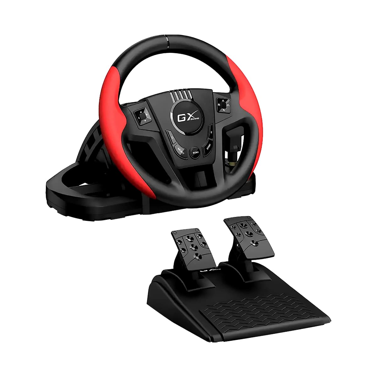 RACING WHEEL GENIUS SPEEDMASTER CON PEDAL PARA PS4 PS3 PC — imagen 6
