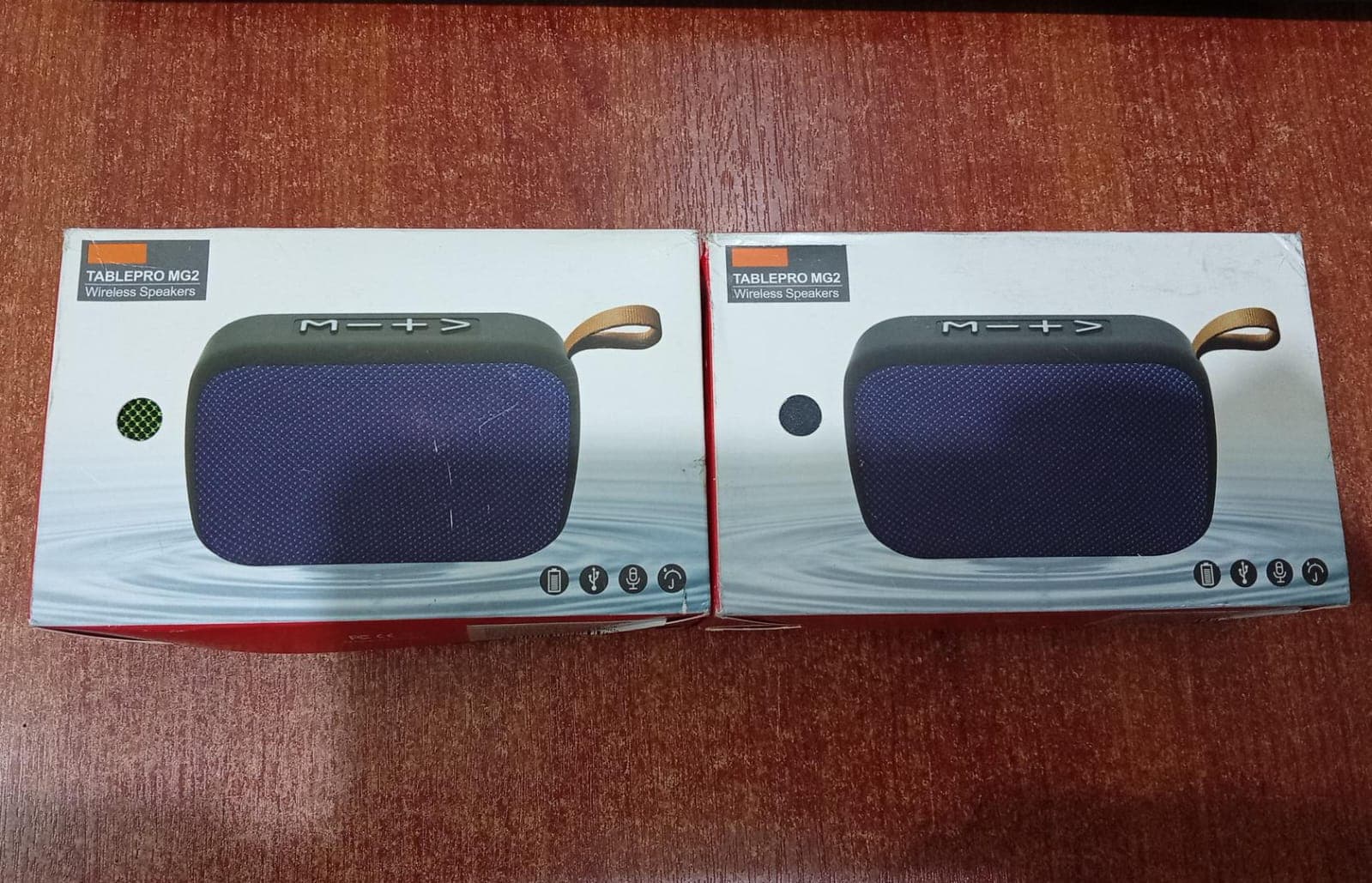 2 Parlantes Bluetooth Portátil CISNE MG2-1 Tablepro MG2 Inalámbrico USB TF Radio FM — imagen 1