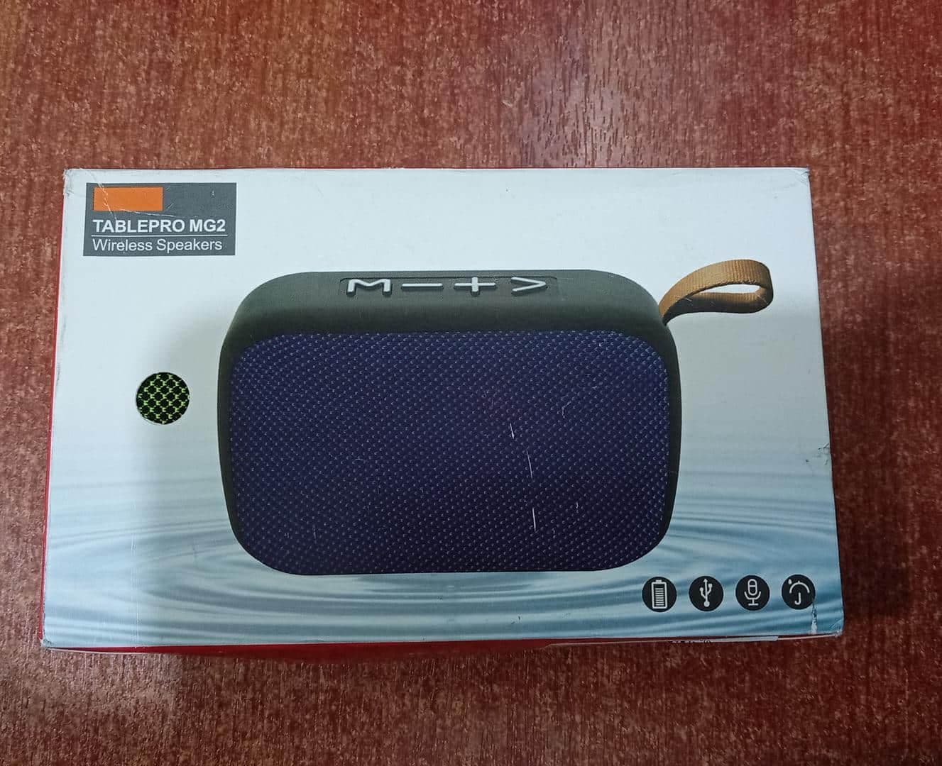 2 Parlantes Bluetooth Portátil CISNE MG2-1 Tablepro MG2 Inalámbrico USB TF Radio FM — imagen 3