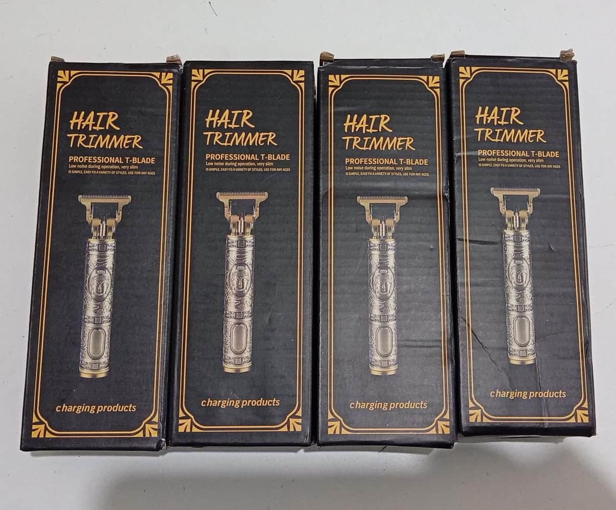 4 Patilleras Profesionales T9 Buda - Edición Bronce Cisne - Cuchilla T-Blade Inalámbrica- Nueva — imagen 2