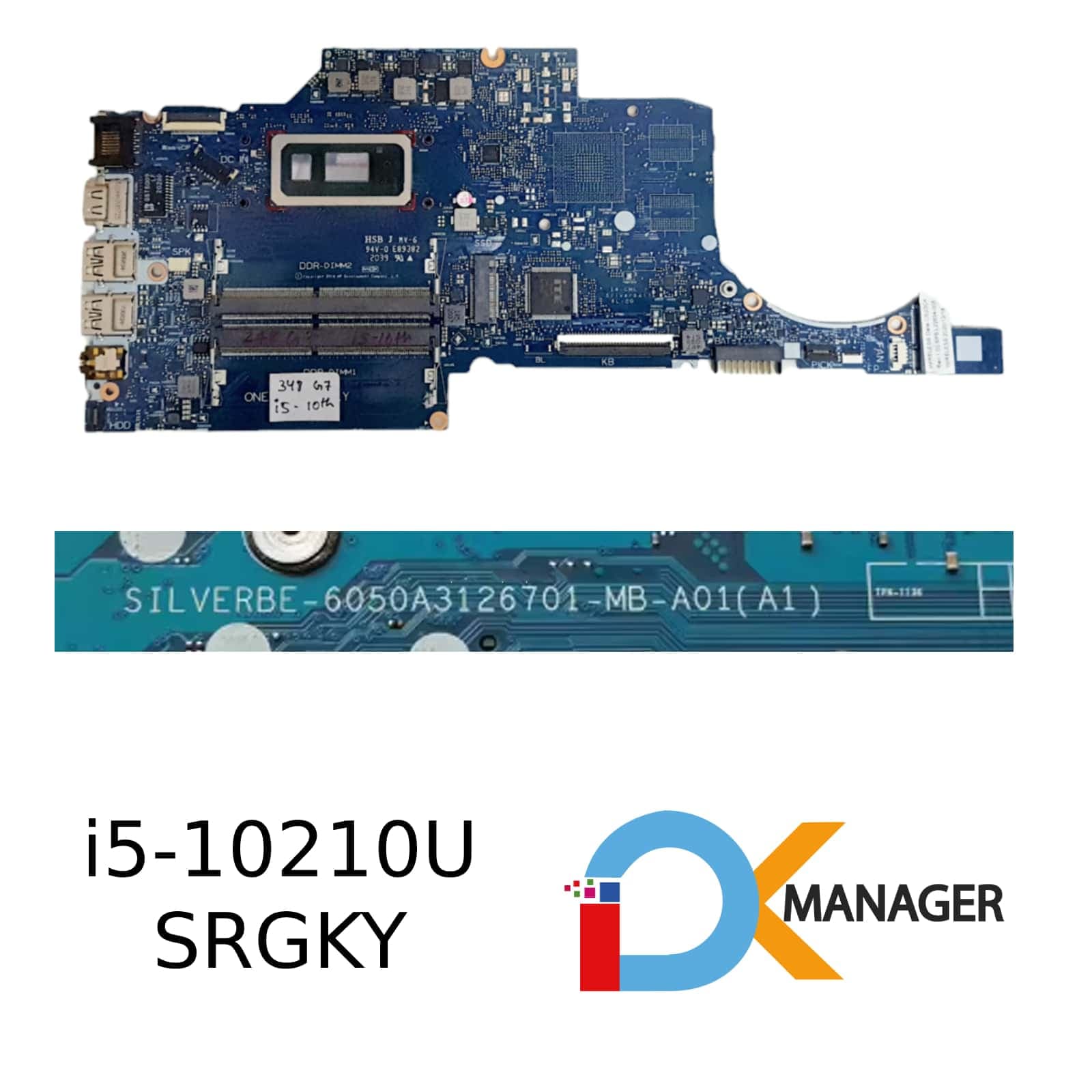Placa Madre HP SILVERBE 6050A3126701 MB A01 i5-10210U SRGKY para HP 340 G7 / 348 G7 — imagen 1