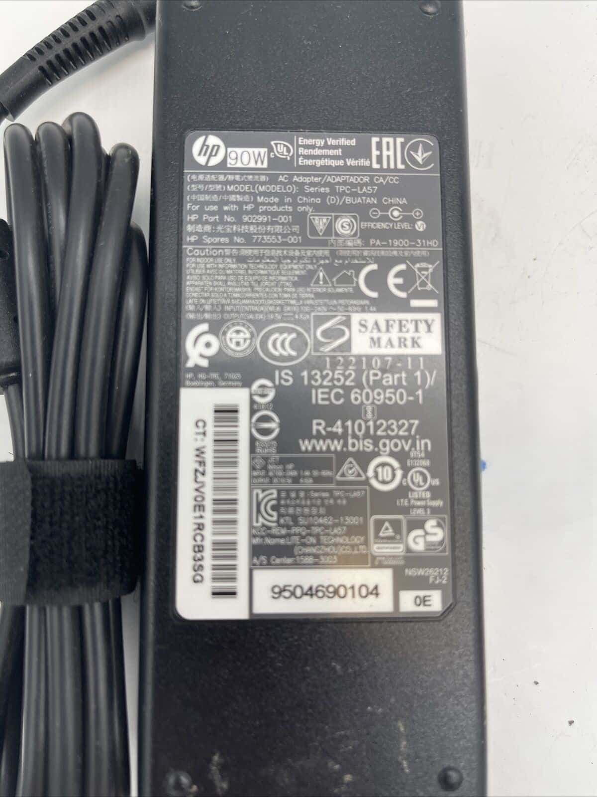 Adaptador de poder HP TPC-LA57 90W seminuevo (para HP Pavilion y All-in-One) — imagen 2