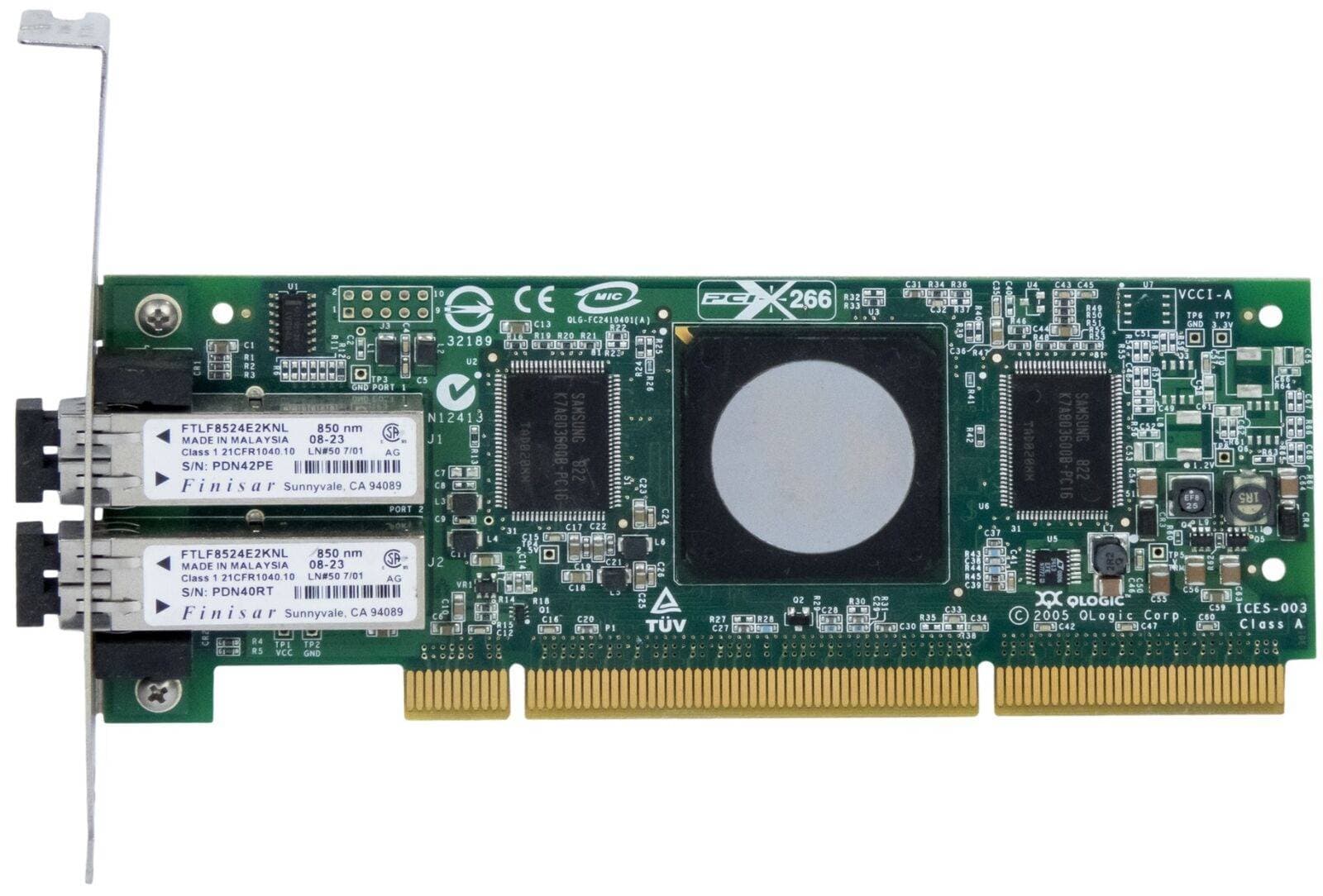 ADAPTADOR DE TARJETA HBA DE CANAL DE FIBRA FC DE DOBLE PUERTO DE 4GB — imagen 1