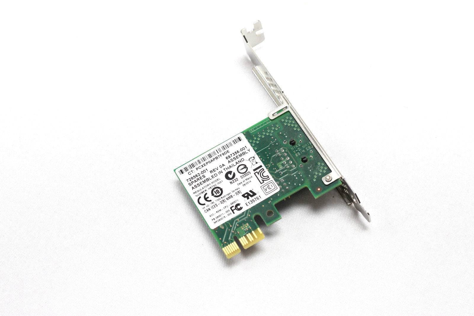 ADAPTADOR ETHERNET INTEL DE PUERTO ÚNICO PCI-E 10/100/1000-HP 728562-001 — imagen 3