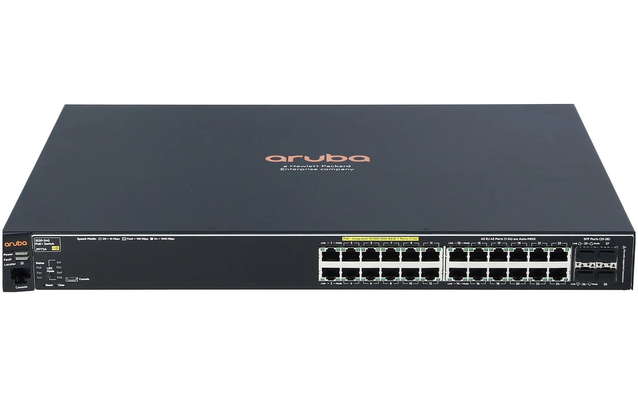 Aruba 2530-24G J9773A | Switch 24 Puertos Gigabit + 4 SFP | Profesional L2 — imagen 2