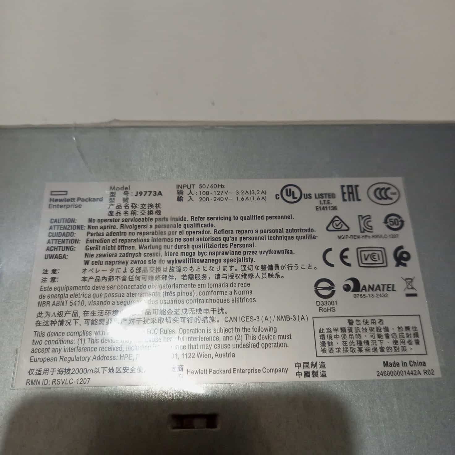 Aruba 2530-24G J9773A | Switch 24 Puertos Gigabit + 4 SFP | Profesional L2 — imagen 3