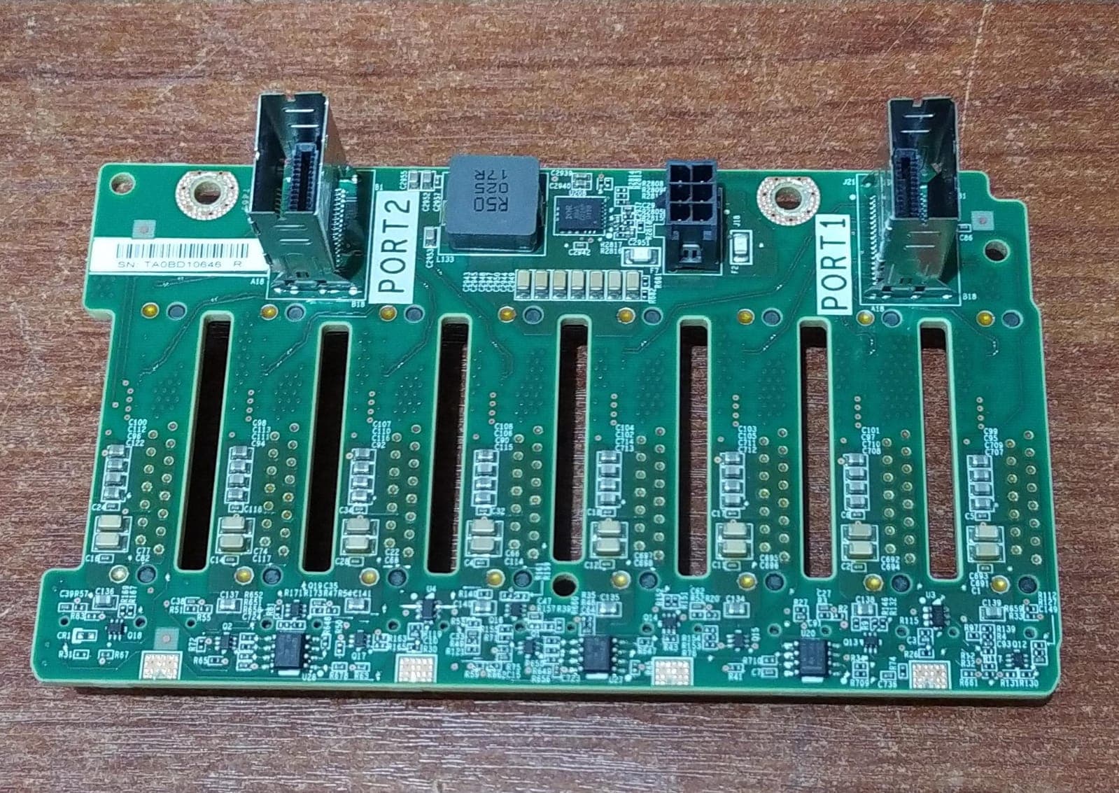 Backplane HP 8‑Bay SAS/SATA 2.5" (832305‑001) para ProLiant DL380 Gen9 – Seminuevo — imagen 1
