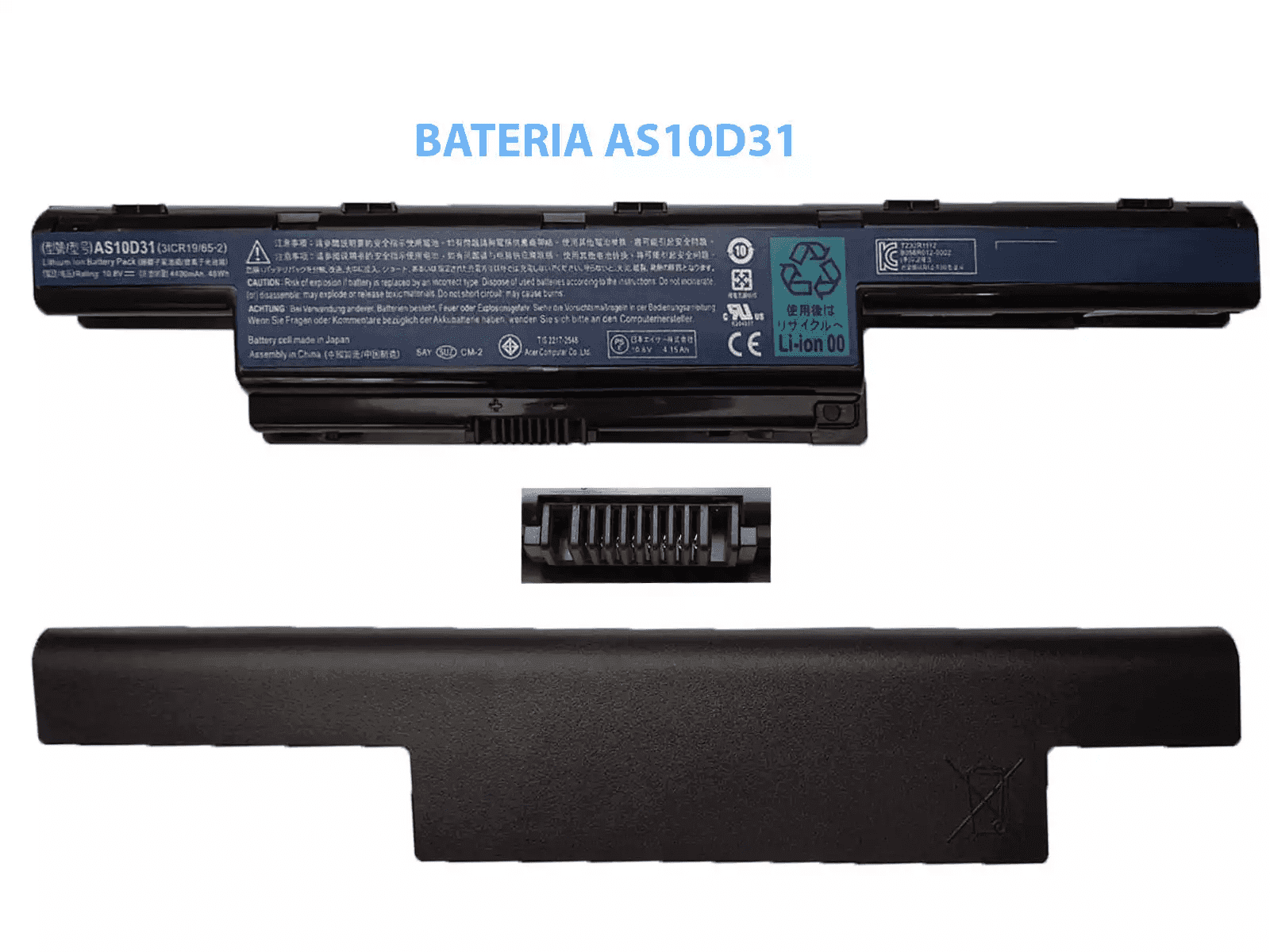 BATERIA ACER ASPIRE 4551 4741 AS10D31 AS10D51 — imagen 1