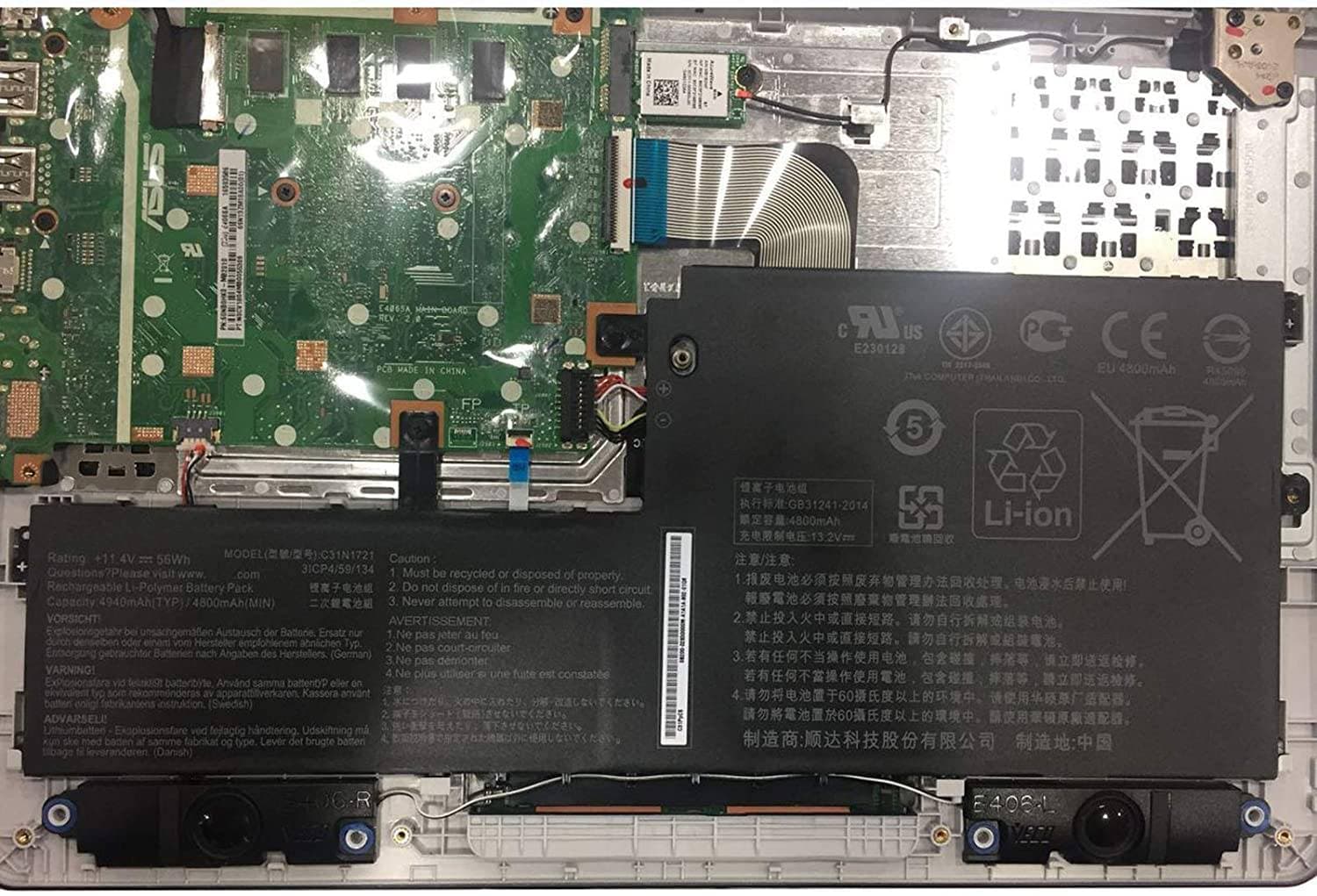 Batería para laptop ASUS-Modelo C31N1721 — imagen 3