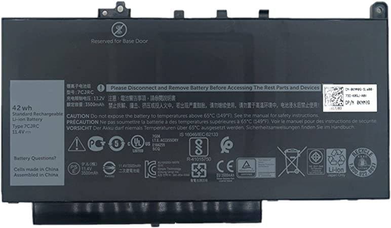Batería para laptop Dell Latitude E7270 E7470-7CJRC — imagen 1