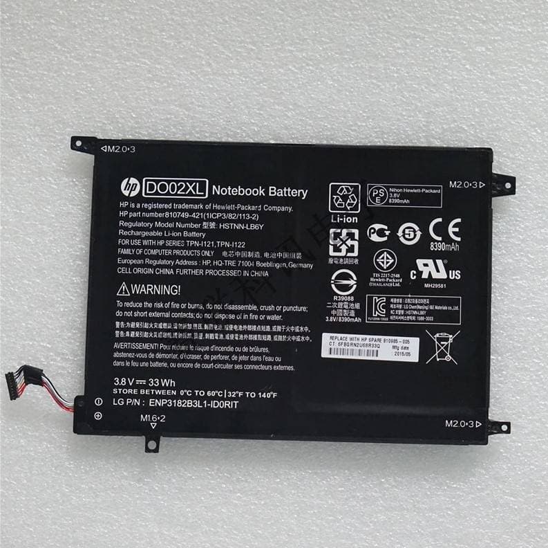 Batería para laptop HP-DO02XL — imagen 1