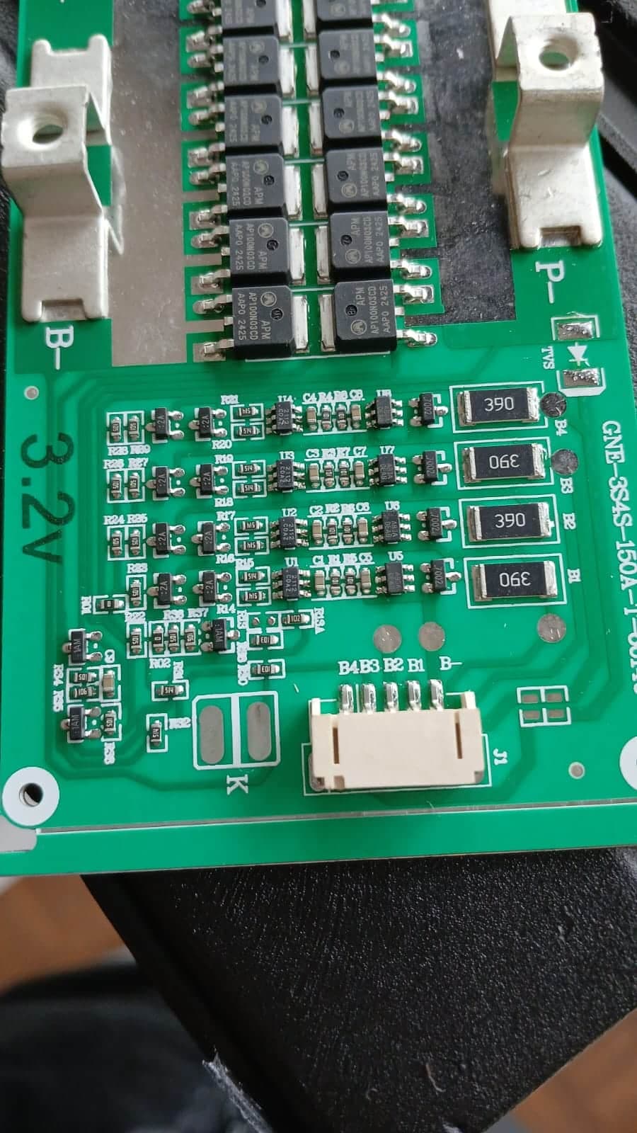 GNE BMS 4S LiFePO4 12V 150A | Placa de Protección GNE-3S4S-150A-T-6014 — imagen 5