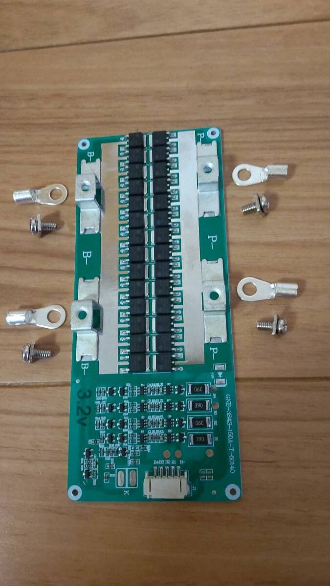 GNE BMS 4S LiFePO4 12V 150A | Placa de Protección GNE-3S4S-150A-T-6014 — imagen 1