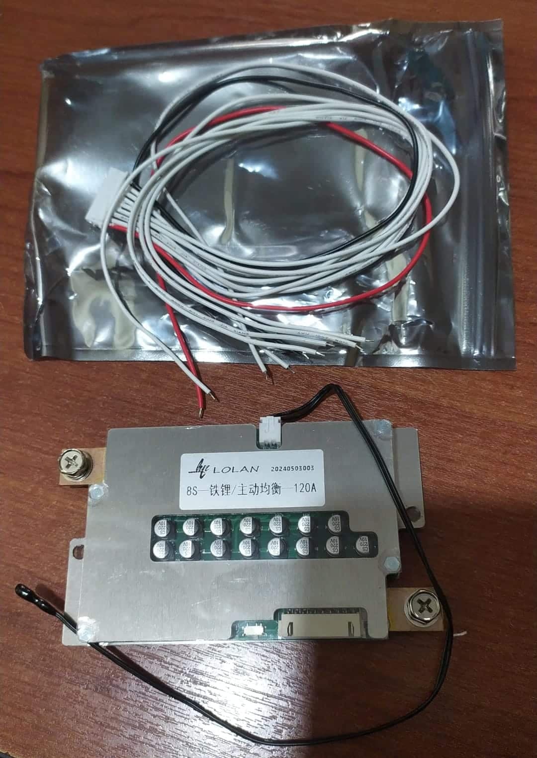 BMS LOLAN 120A: Gestión Avanzada para Baterías de Litio 8S 20240503003 — imagen 3