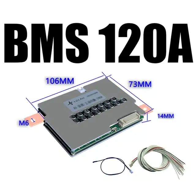 BMS LOLAN 120A: Gestión Avanzada para Baterías de Litio 8S 20240503003 — imagen 1