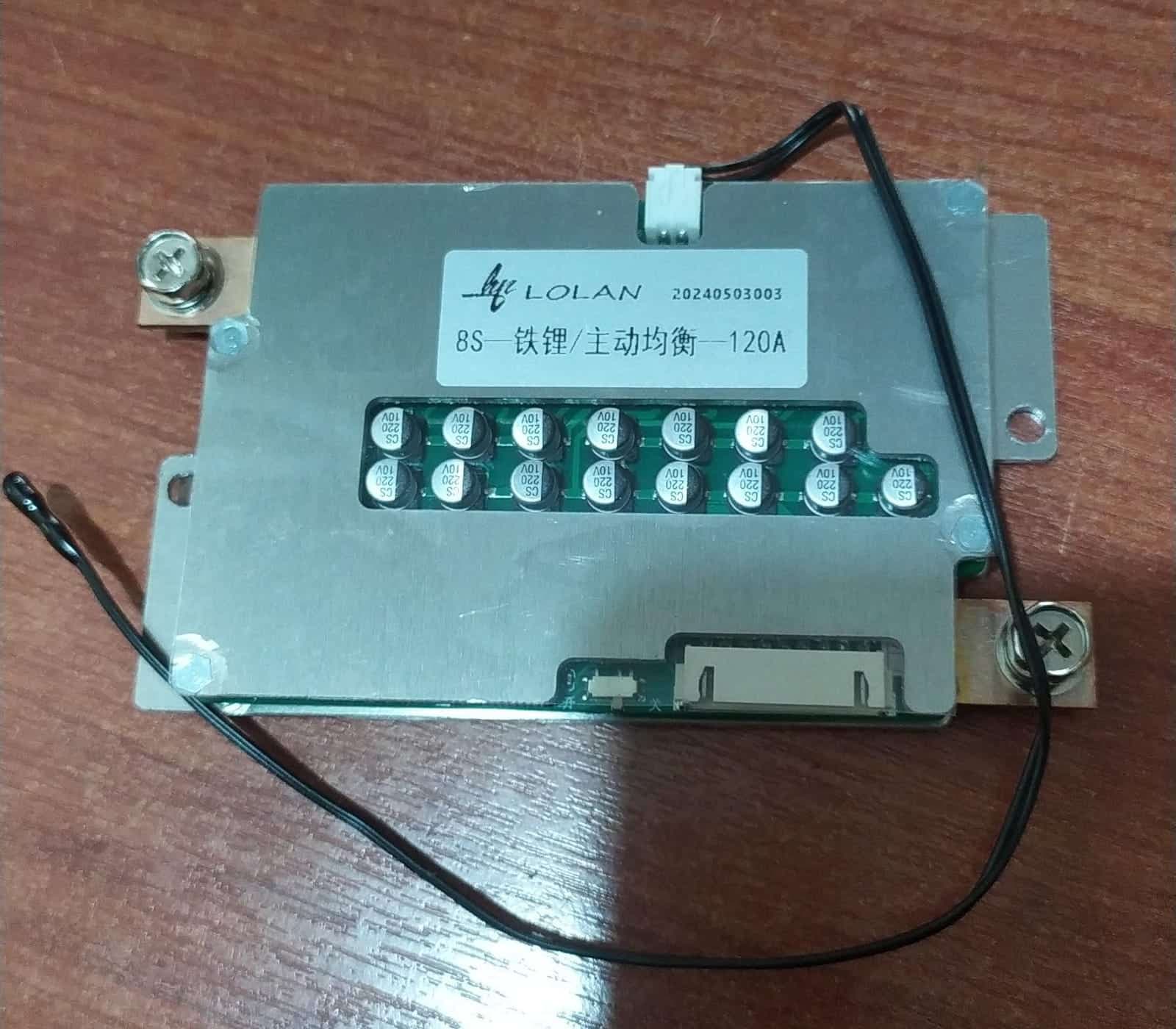 BMS LOLAN 120A: Gestión Avanzada para Baterías de Litio 8S 20240503003 — imagen 5
