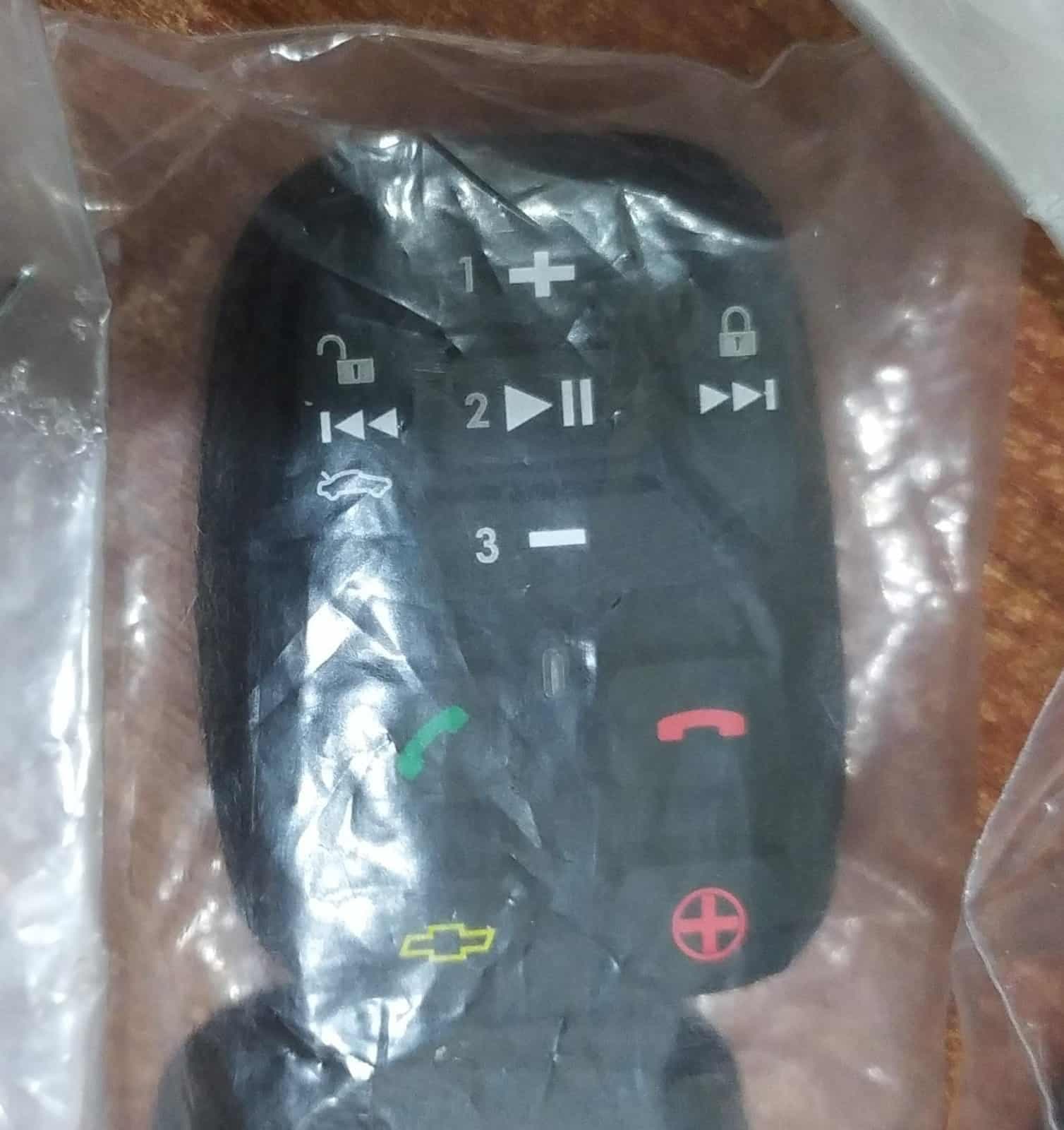 Botonera de Goma ChevyStar 9 botones – Repuesto nuevo para alarma multimedia Chevrolet — imagen 2