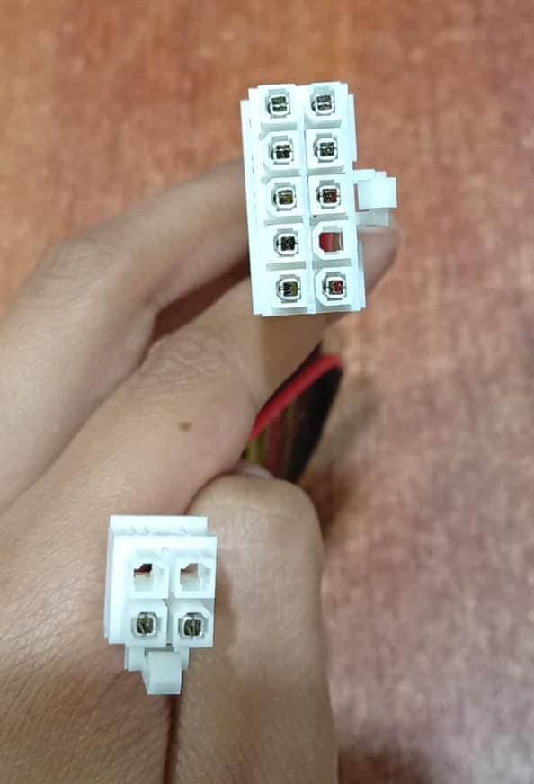 Cable Adaptador HP 20 Pin a 10 Pin + 4 Pin 768777-001 Fuente a Motherboard ProDesk 600/800 G2 SFF — imagen 3