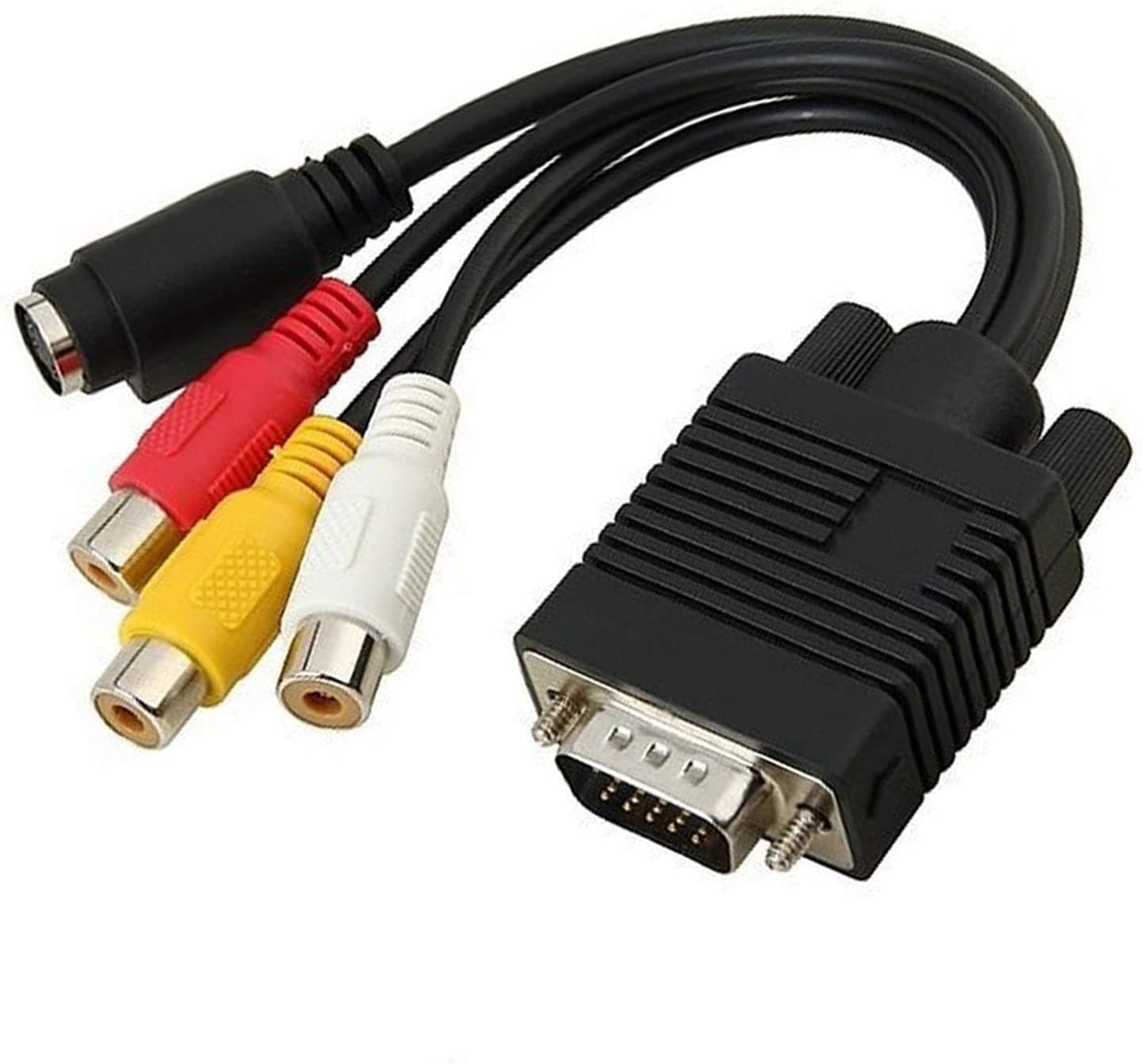 Cable Adaptador VGA a RCA S-video 4 Pines — imagen 1