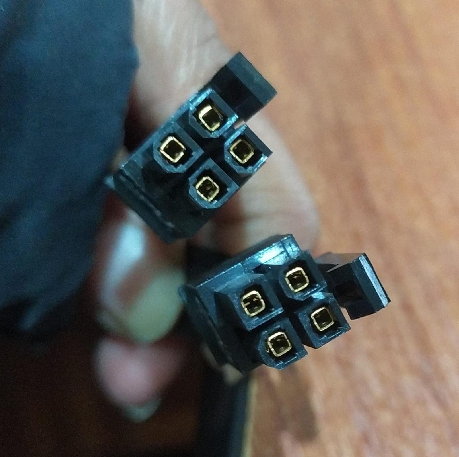 Cable alimentación PCIe 8 pines a 2×(4+4) pines – Modular – Nuevo – CPU EPS — imagen 2