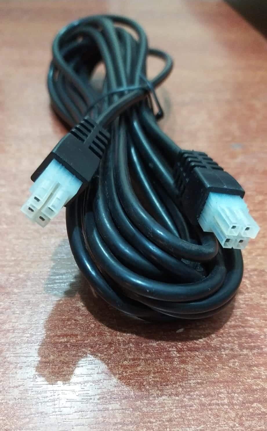 Cable de alimentación 4 pines EPS – doble conector macho – para CPU y placas madre — imagen 1