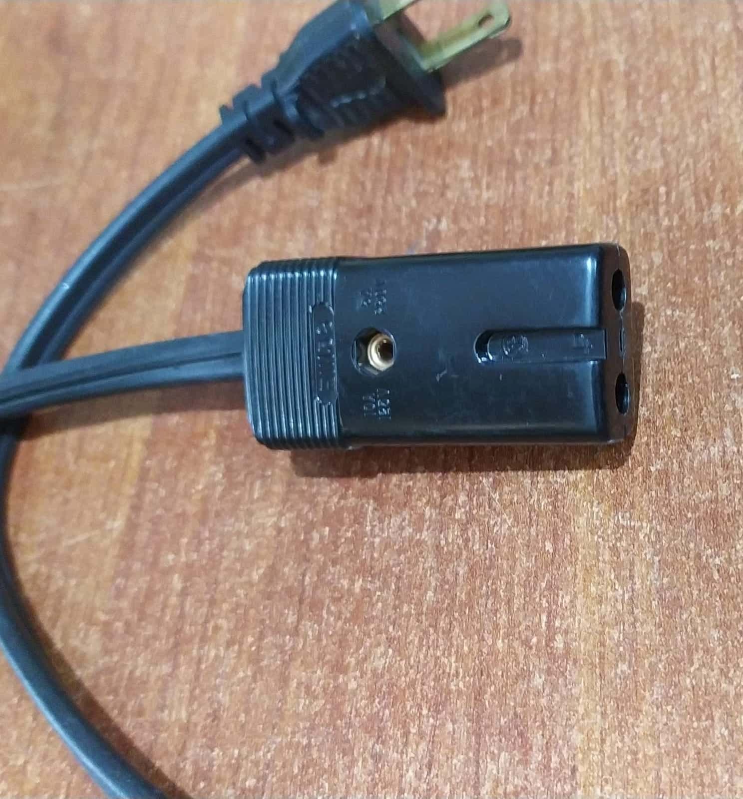 Cable de Alimentación para Cafetera E-18387 W-5 10A 125V 1250W 45cm (Repuesto compatible) — imagen 4