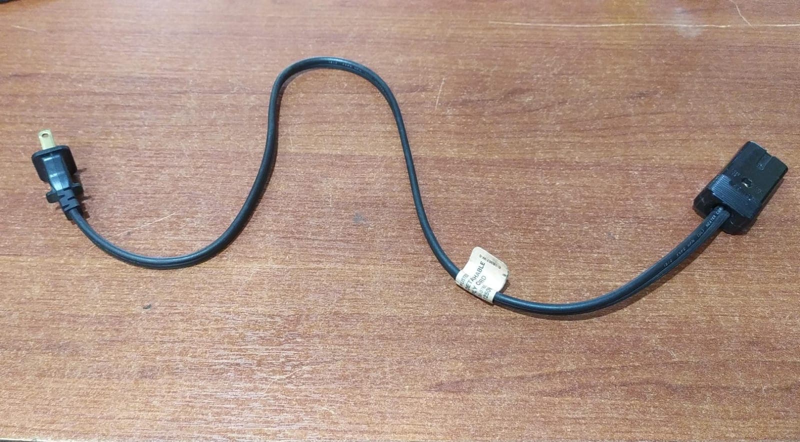 Cable de Alimentación para Cafetera E-18387 W-5 10A 125V 1250W 45cm (Repuesto compatible) — imagen 2
