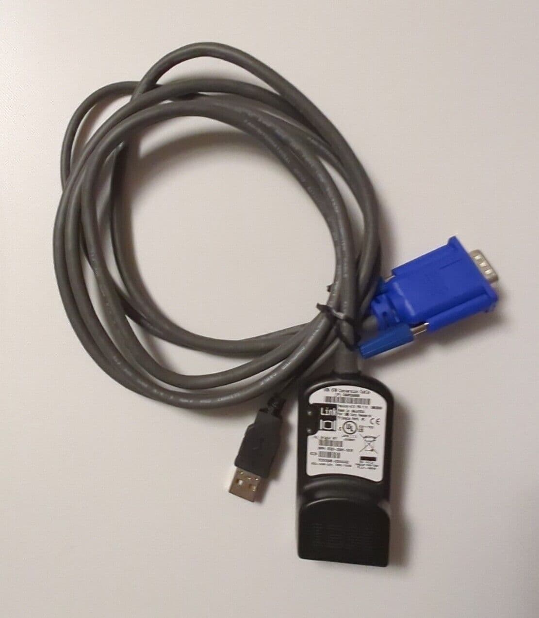 Cable de conversión IBM USB KVM 39M2899 39M2909 520-296-505 — imagen 5