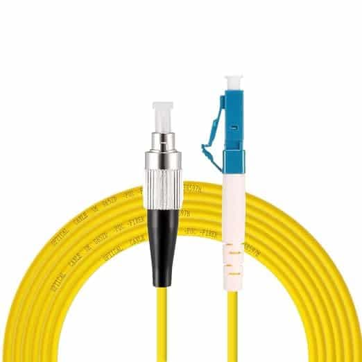 Cable de Fibra Óptica | FC/UPC - LC/UPC | Fibra Monomodo Simplex | 1m — imagen 1
