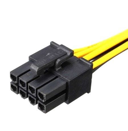 CABLE EXTENSIÓN PARA TARJETA DE VIDEO PCIE 8 PINES MACHO A 8 PIN HEMBRA PCI EXPRESS — imagen 3